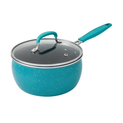 The Pioneer Woman Brilliant Blooms 38-Piece Cookware Set, Teal