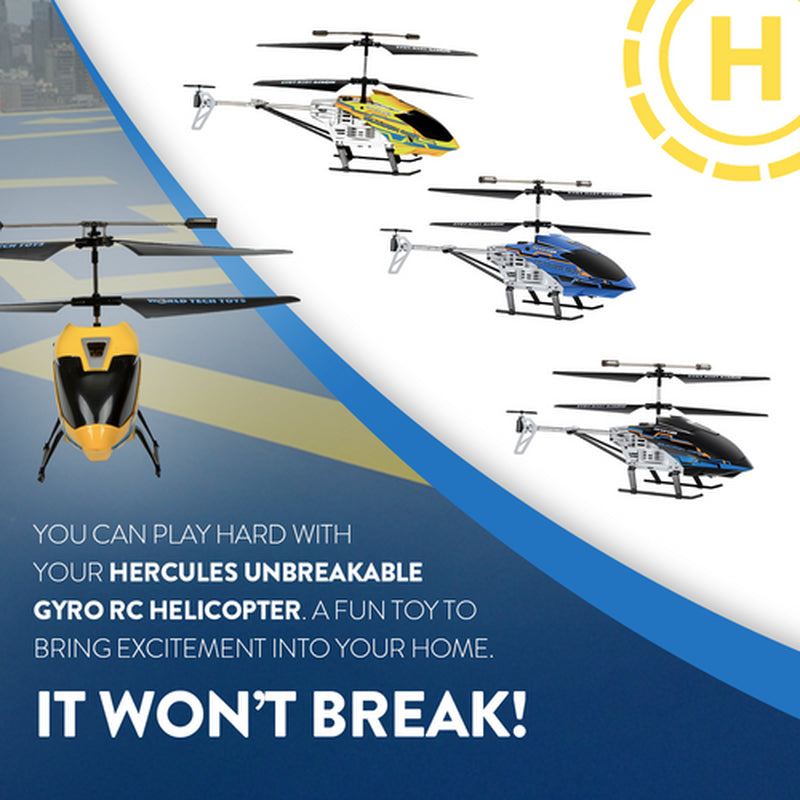 Nano Hercules Unbreakable 3.5CH RC Helicopter(Colors May vary)